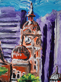 Andrew's painting