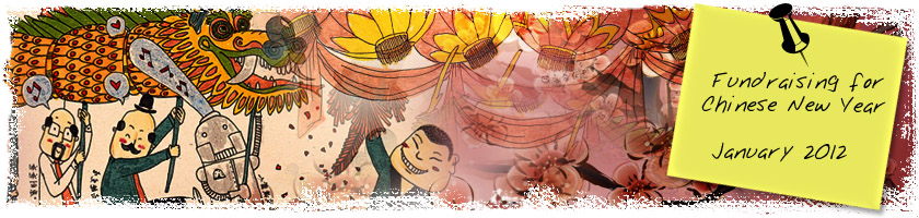 Fundraising for Chinese New Year, January 2012